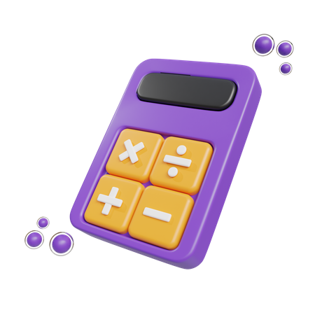 Calculator 3D image.